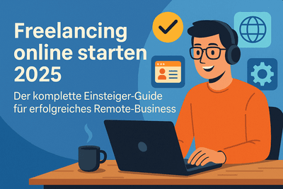 Freelancing online starten 2025: Der komplette Einsteiger-Guide für erfolgreiches Remote-Business